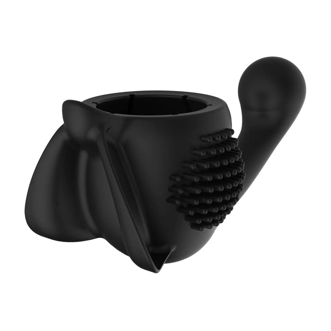 Gebogener Massagevibrator in Schwarz von Lovense – Bild 2