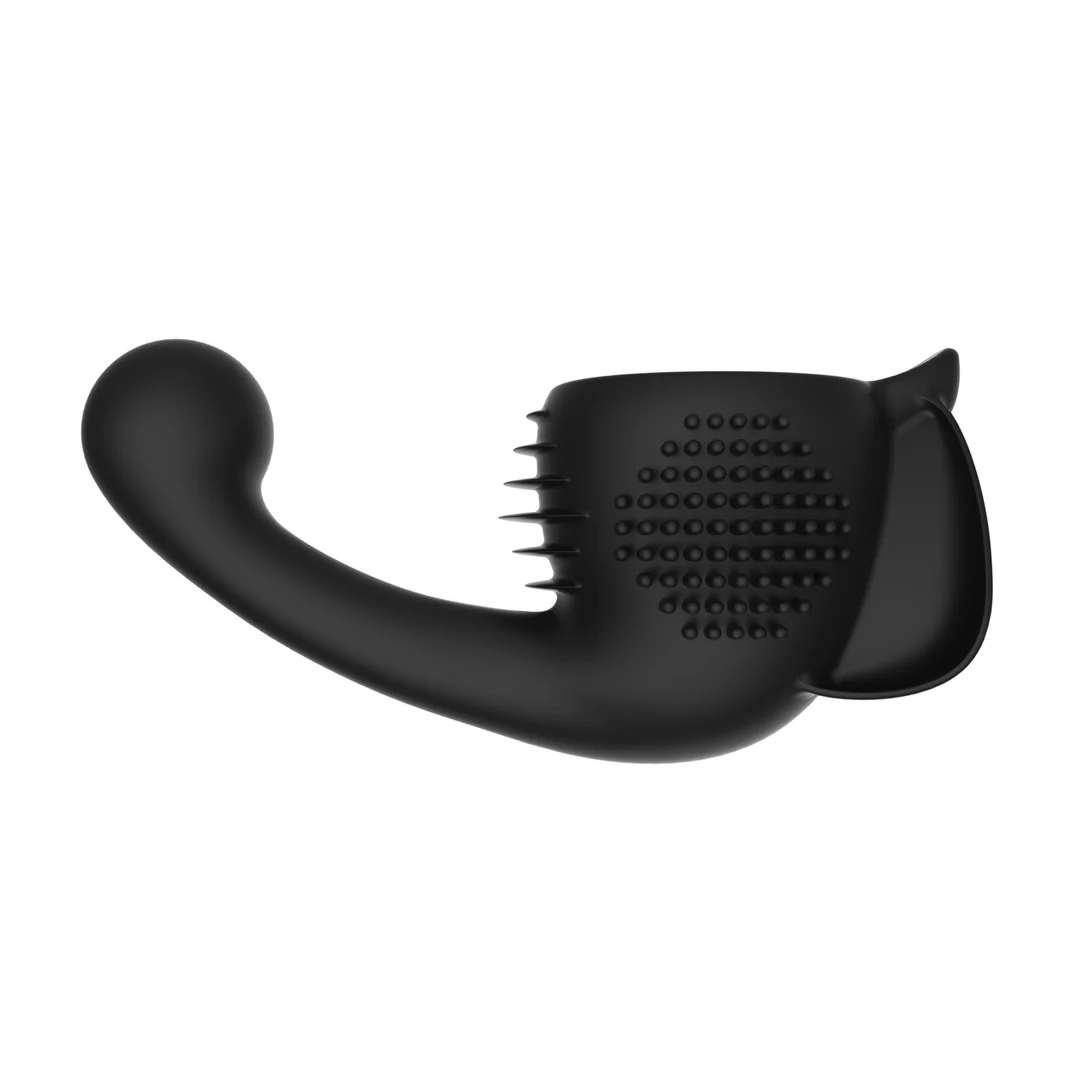 Gebogener Massagevibrator in Schwarz von Lovense – Bild 3