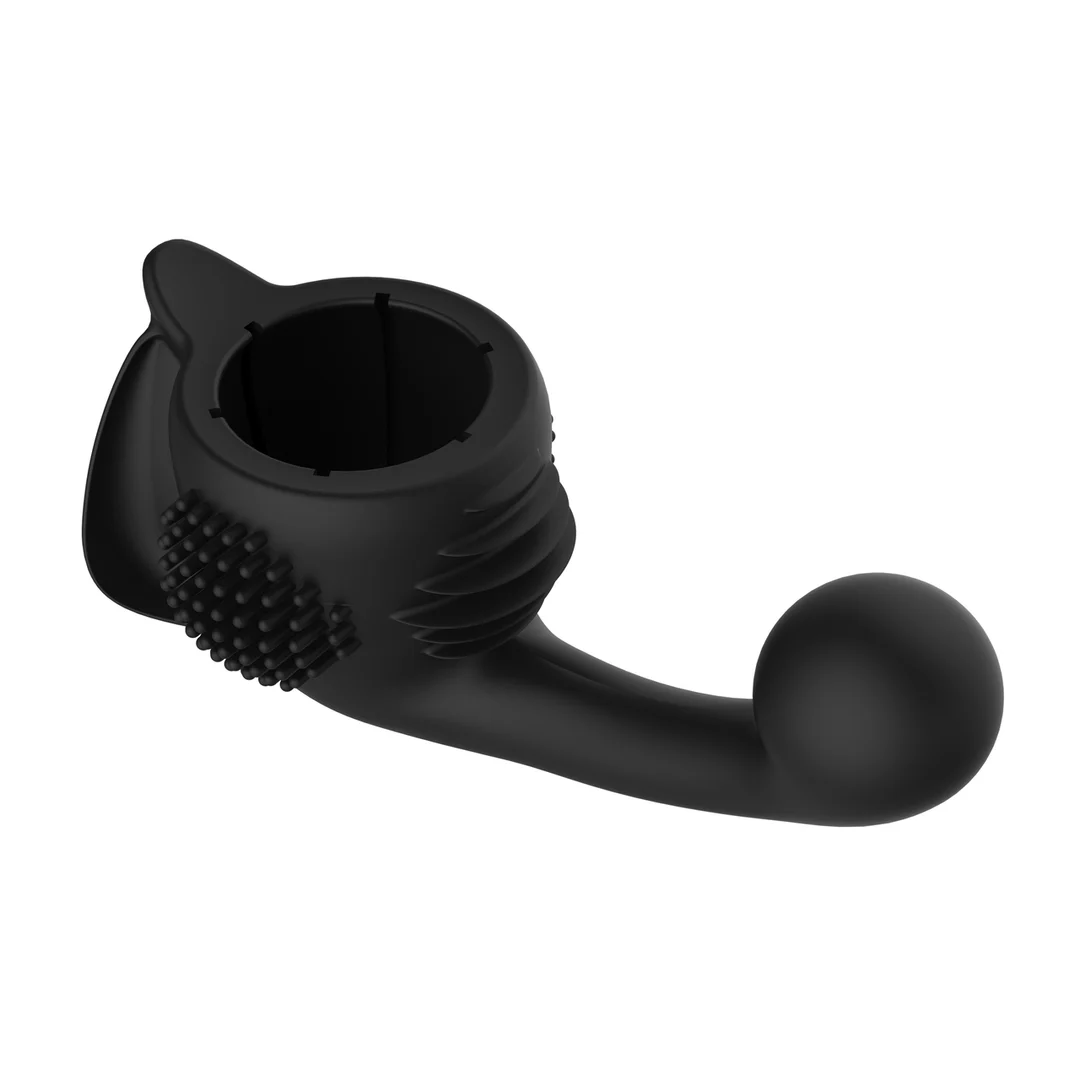 Gebogener Massagevibrator in Schwarz von Lovense – Bild 4