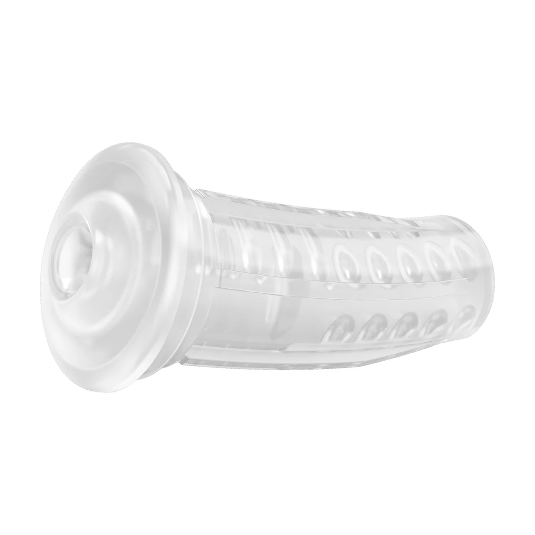 Masturbator für Männer mit neutraler Form – Transparent – Bild 1
