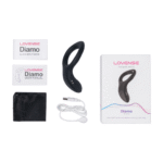 Vibrierender Cockring mit angenehmer Passform – Diamo – Bild 5