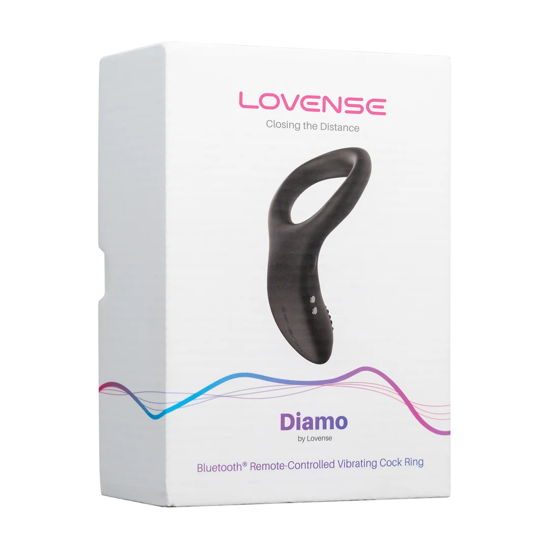 Vibrierender Cockring mit angenehmer Passform – Diamo – Bild 1