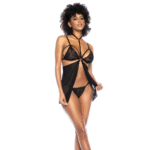 Spitzenbabydoll mit abnehmbarem Rock für eine verführerische Silhouette – LIN – Bild 5