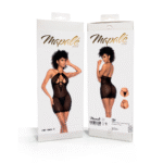 Sexy Babydoll mit vertikalen Streifen und Spitze für eine elegante Silhouette – LIN – Bild 15