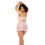 Babydoll mit Spitzenbustier und String für eine schöne Silhouette – LIN – Bild 2