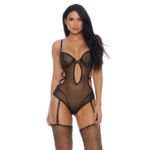 Forplay Enticing Vixen Teddy mit Strumpfhaltern – Bild 4