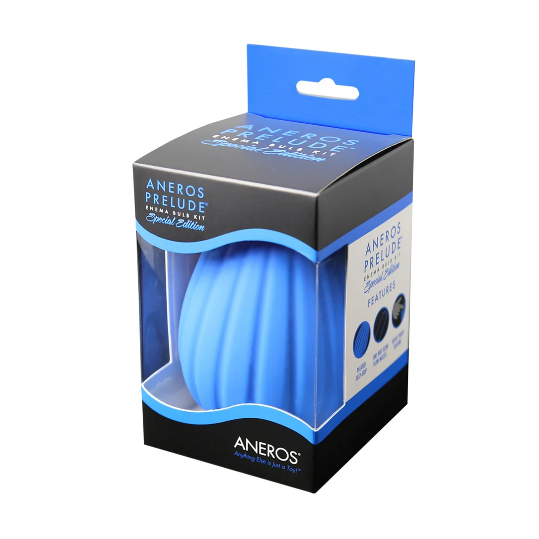 Anal Dusche – Prelude Enema Birnen Set mit Rückschlagventil und Langsamflussventil, rot – männlich – Aneros – Bild 6