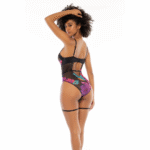 Mapalé Teddy mit schwarzem Traumblumenprint – Bild 10