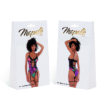 Mapalé Teddy mit schwarzem Traumblumenprint – Bild 13
