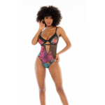 Mapalé Teddy mit schwarzem Traumblumenprint – Bild 15