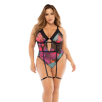 Mapalé Teddy mit schwarzem Traumblumenprint – Bild 8