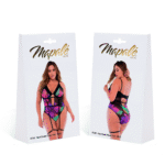 Mapalé Teddy mit schwarzem Traumblumenprint – Bild 5