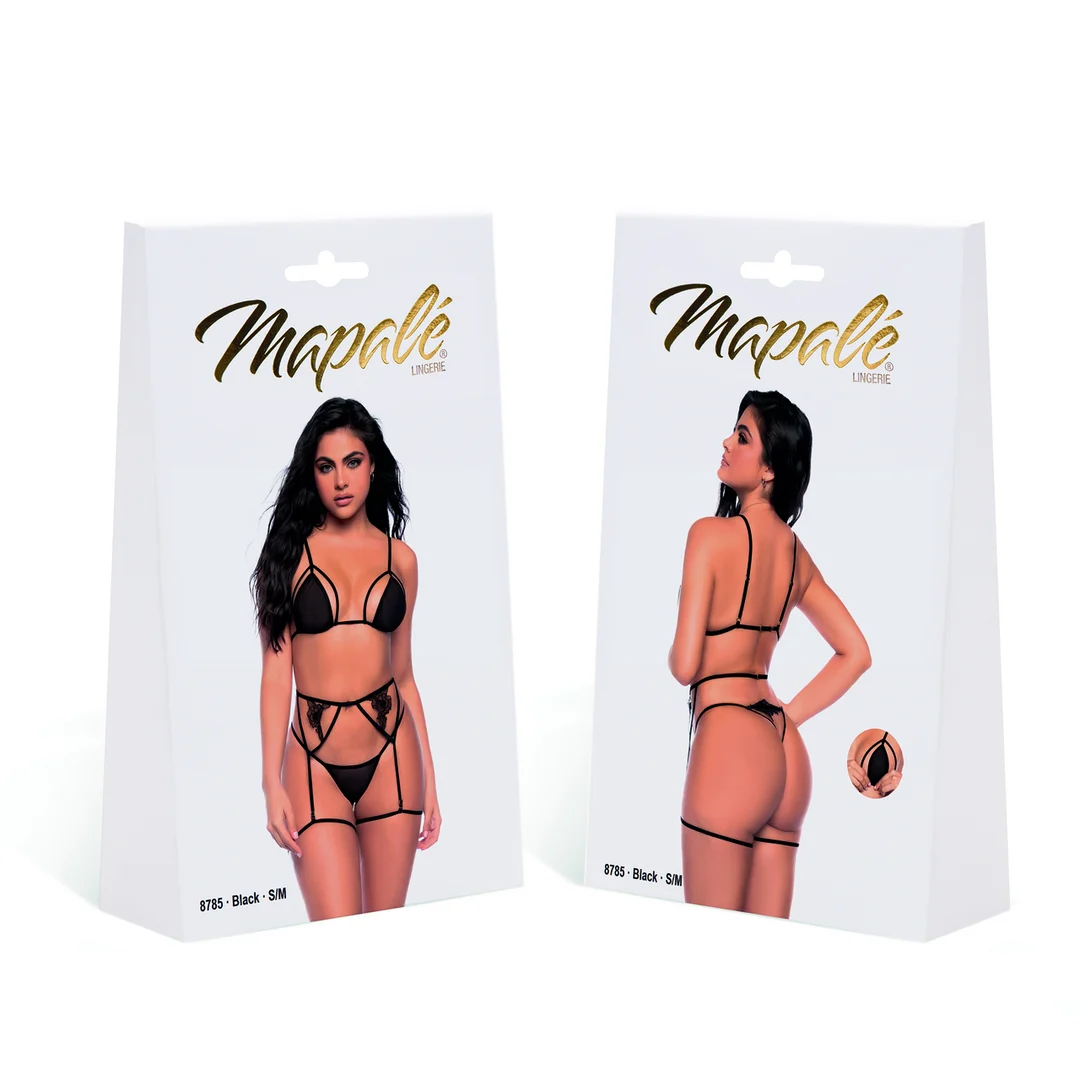 Dreiteiliges Mapalé Set in Schwarz – Bild 7