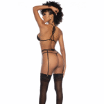 Dreiteiliges Set von Mapalé mit Mesh und gestickter Applikation – Bild 2