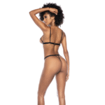 Lingerie Set mit offenem Cup und verführerischem String – LIN – Bild 5