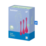 Kegelball Set mit sanfter Struktur – Yoni Power 1 - Kegel Ball Set - Rot