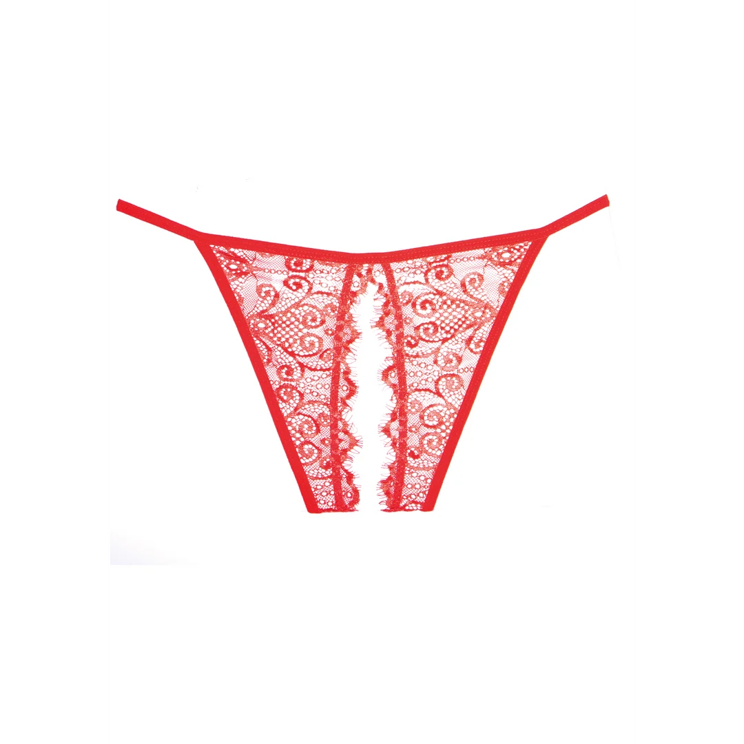 Allure Enchanted Belle ouvert Slip schwarz – Bild 8