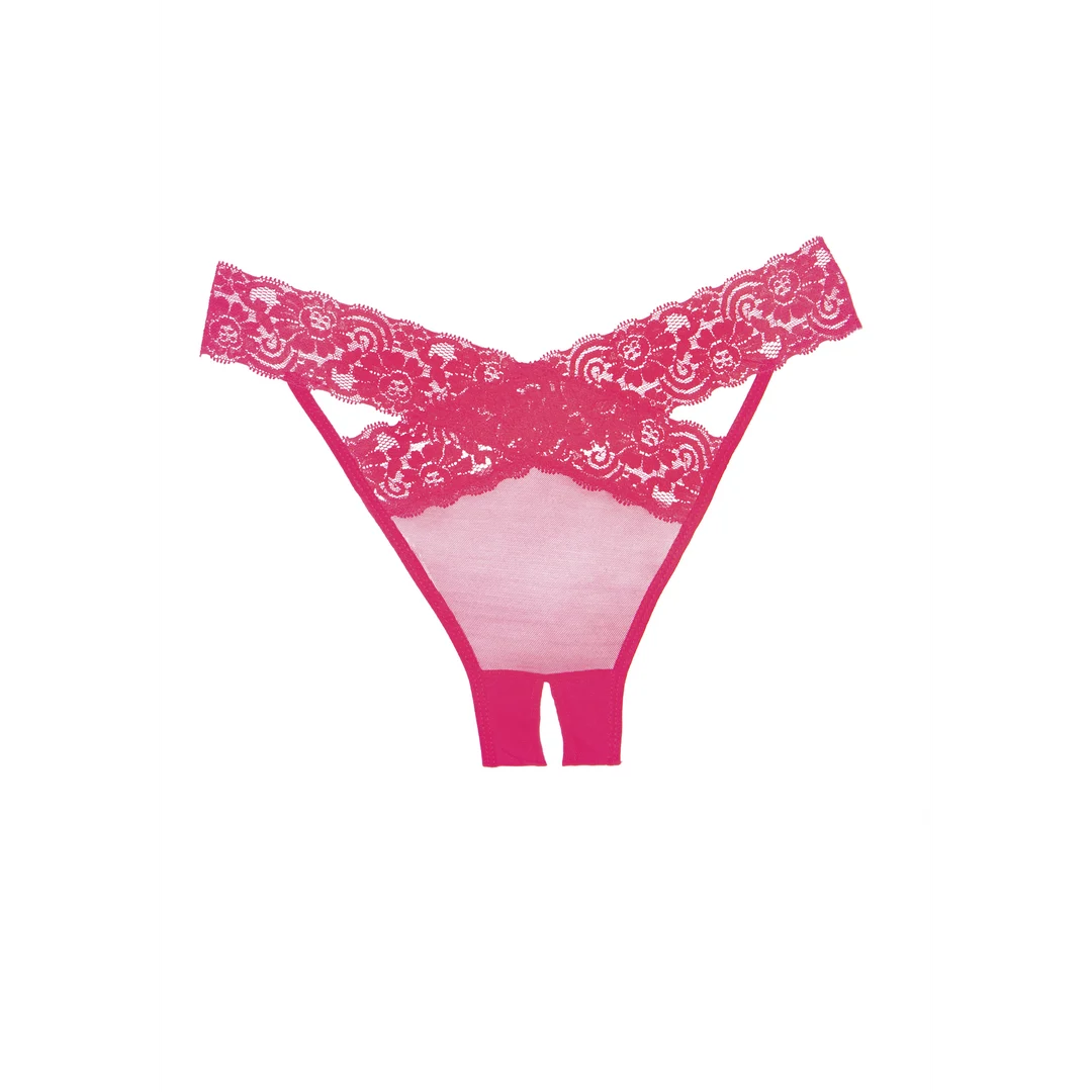 Allure Desire Slip mit offenem Schritt – Bild 5