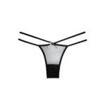 Durchsichtiger Slip mit Riemchen für einen verspielten Look – Naughty Vanilla