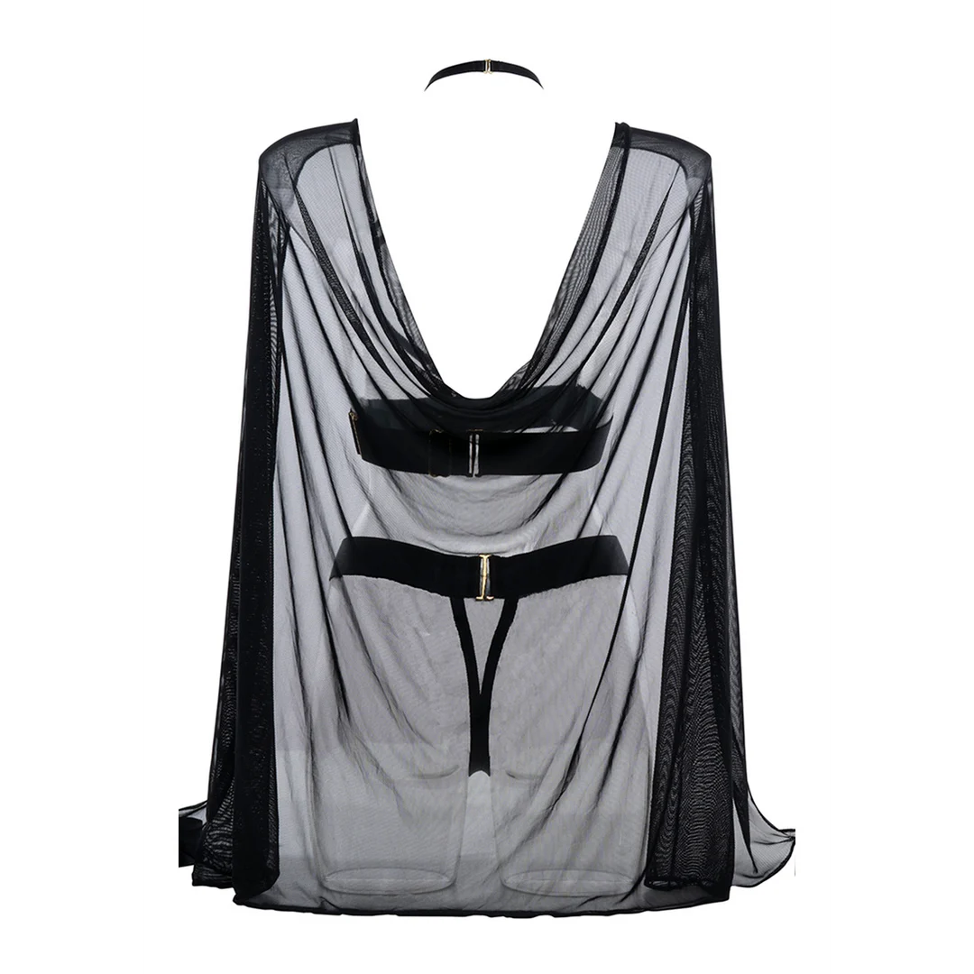 Sweet Little Lies Harness Set mit abnehmbarem Umhang – Bild 5