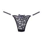 Allure schwarzer Spitzenstring – Bild 2