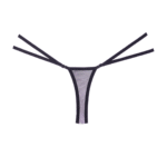 Allure String aus Spitze und Mesh, schwarz – Bild 3