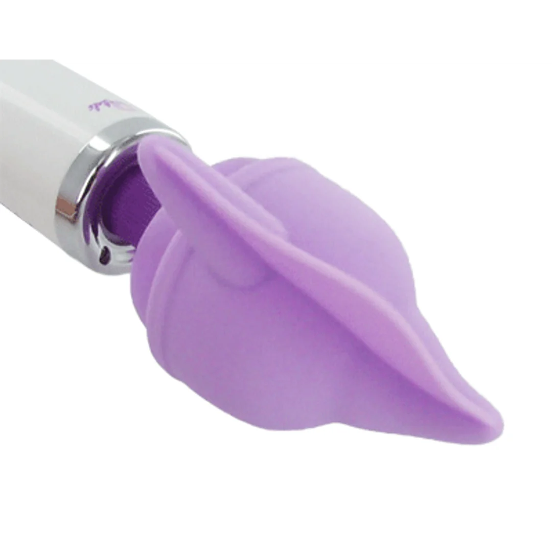 Wand Vibrator mit weichem Silikonaufsatz – Flutter Tip XR Brands – Bild 5