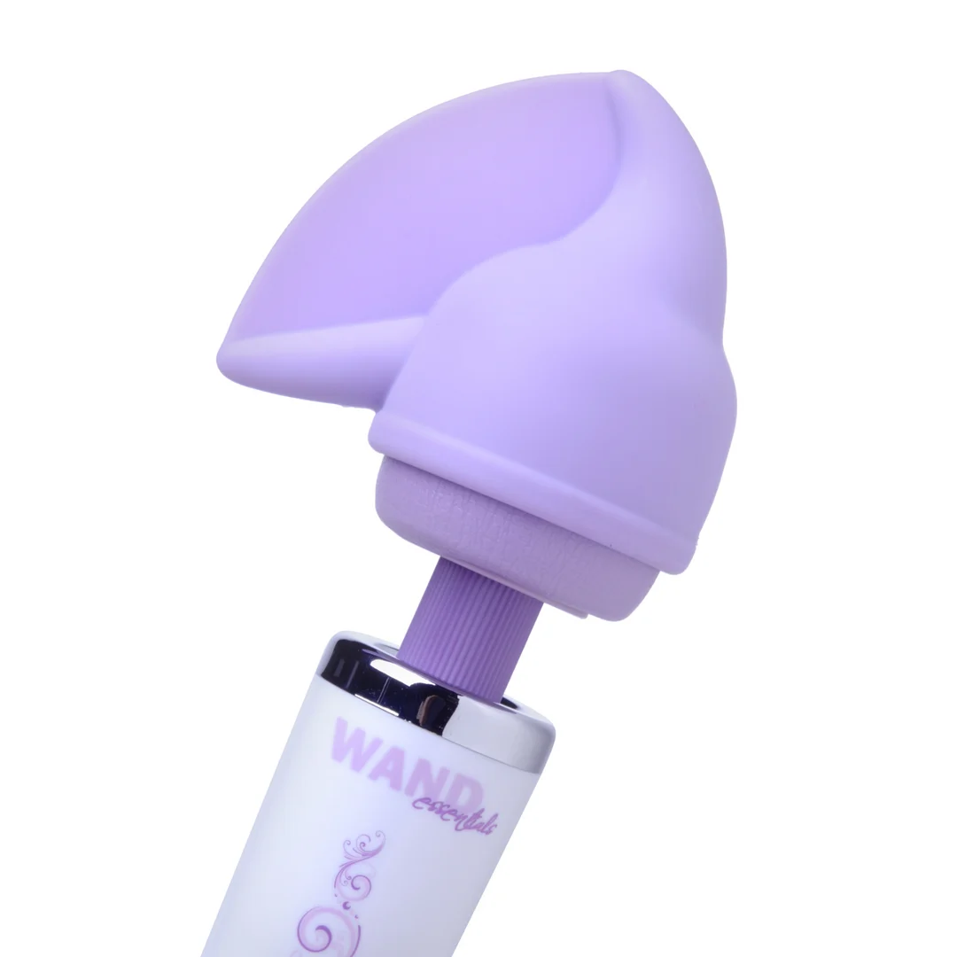 Wand Vibrator mit weichem Silikonaufsatz – Flutter Tip XR Brands – Bild 6