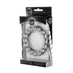 Nicht vibrierender Cockring mit Perlen, M/L