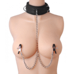 XR Brands Submission Halsband mit Brustwarzenklemmen – Bild 2