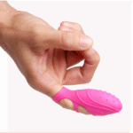 Bang Her rosafarbener Silikon Fingervibrator – Bild 2