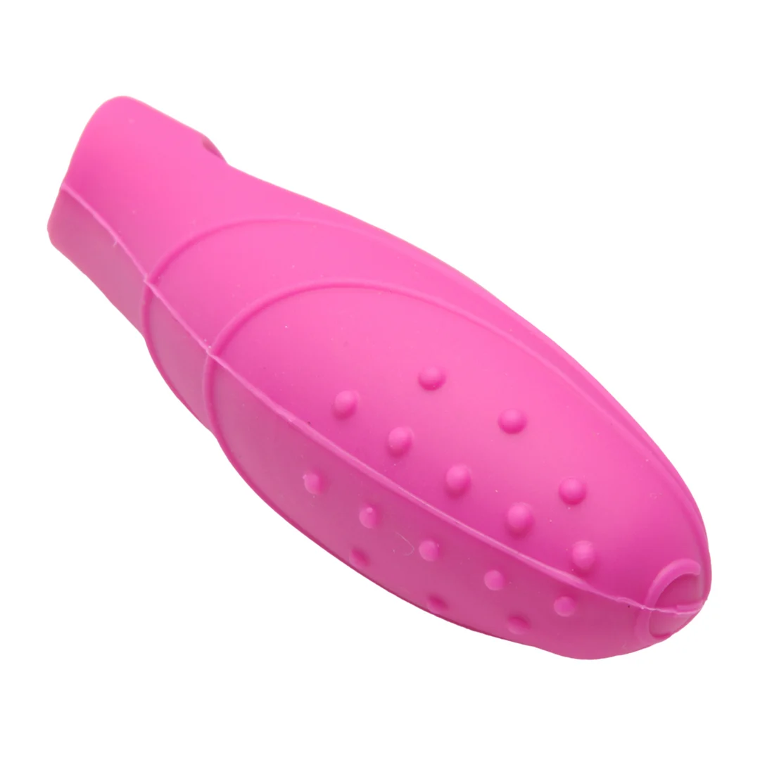 Bang Her rosafarbener Silikon Fingervibrator – Bild 3