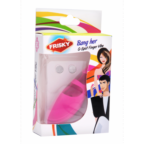 Bang Her rosafarbener Silikon Fingervibrator