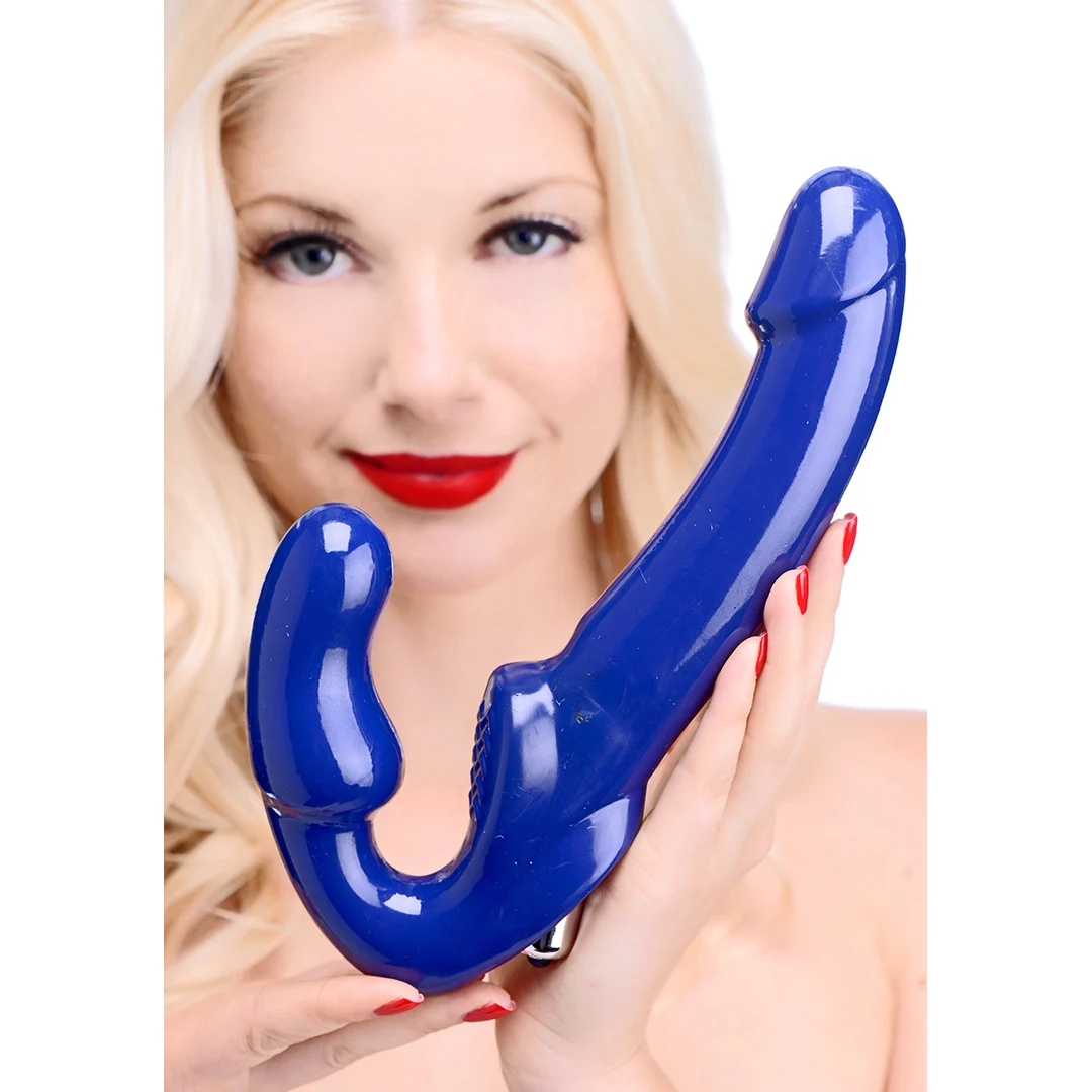 Strapless Vibrator – vibrierender Strap On mit G Punkt Spitze – XR Brands – Bild 3