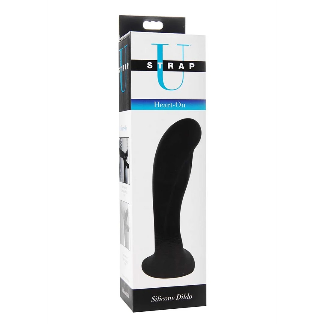 AE580-2 Strap on mit gebogener Spitze – Silikondildo – Bild 1