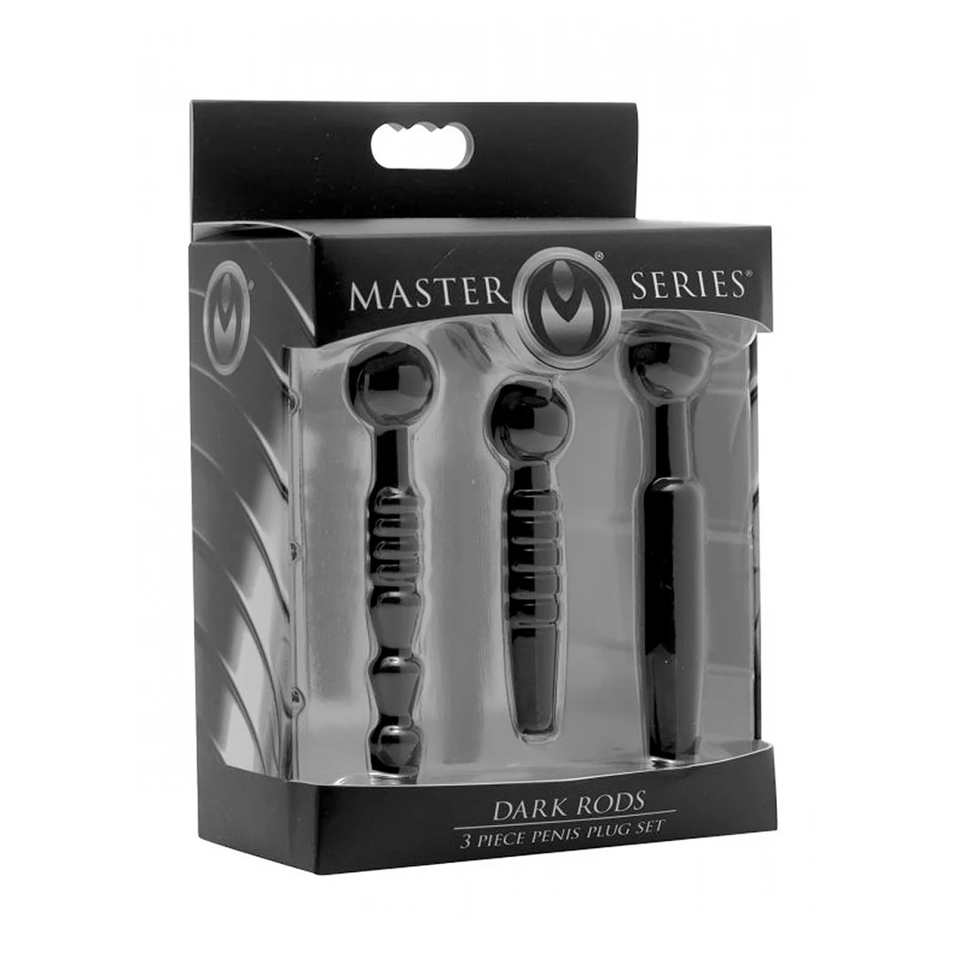 AE840-2 XR Brands Dark Rods Silikon Plug Set – Bild 1