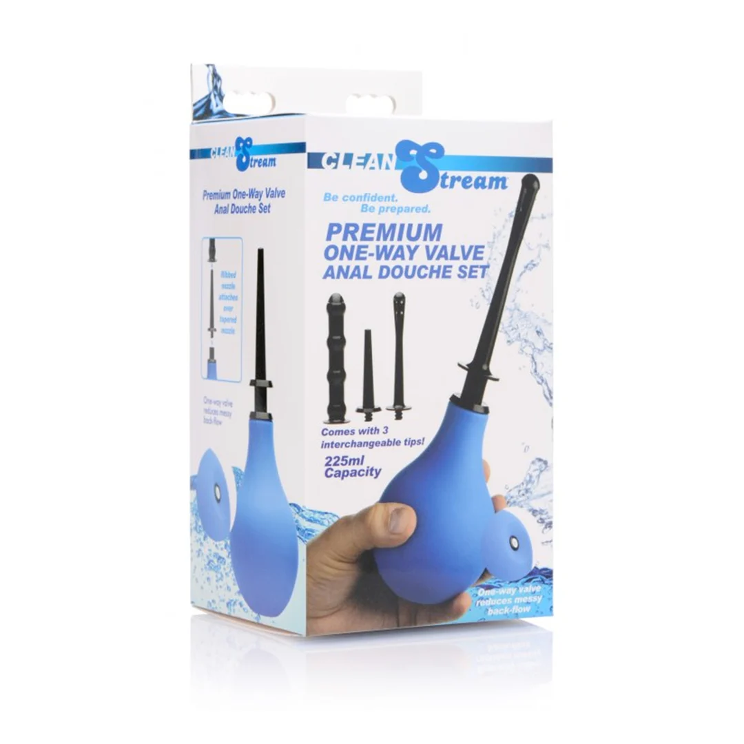 XR Brands Premium One Way Valve Anal Duschset – Bild 1