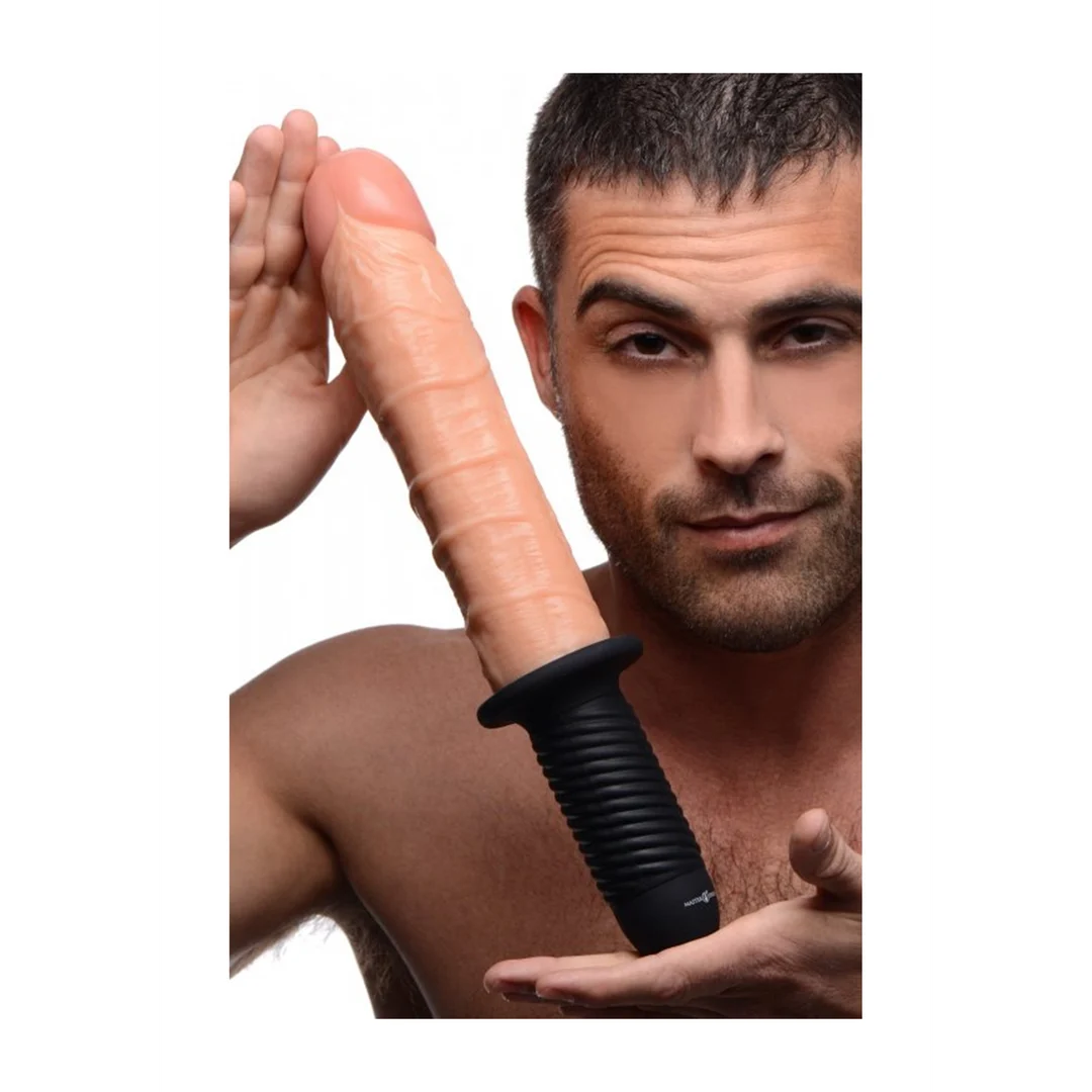 Realistischer Vibrator, XL Länge mit 4 Geschwindigkeiten und 9 Pulsationen, XR Brands – Bild 4