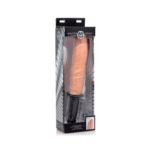 Realistischer Vibrator, XL Länge mit 4 Geschwindigkeiten und 9 Pulsationen, XR Brands