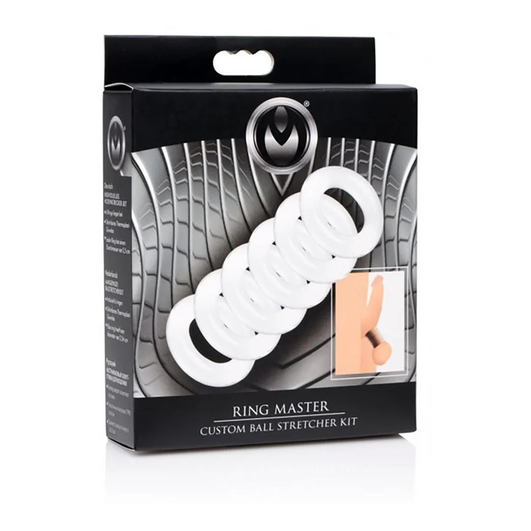 AF555-2 Ring Master verstellbares Hodensackstrecker Set – Bild 1