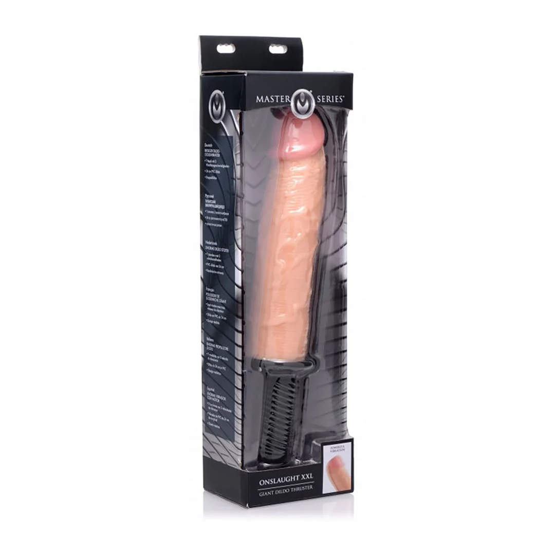 XR Brands Onslaught XXL Vibrationsdildo – Bild 1