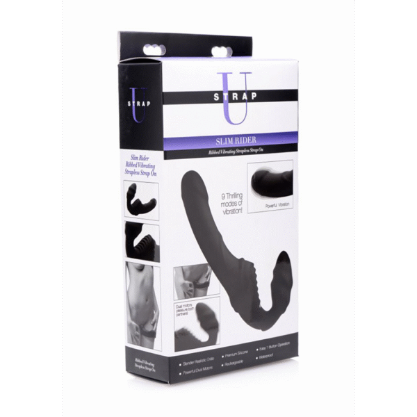 XR Brands Slim Rider gerippter Vibrator