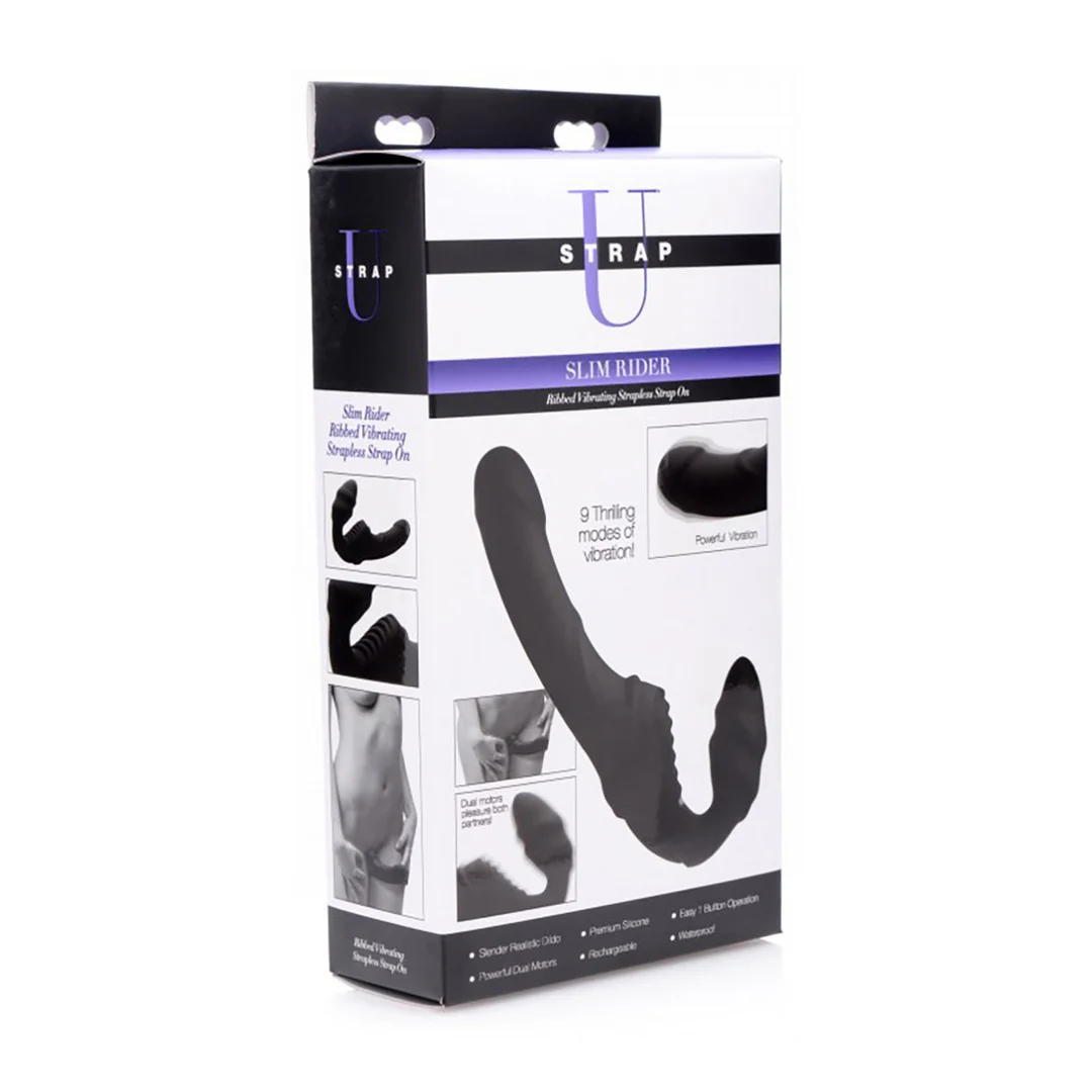 XR Brands Slim Rider gerippter Vibrator – Bild 1
