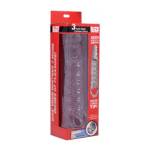 Transparente Penis Sleeve mit Noppen innen