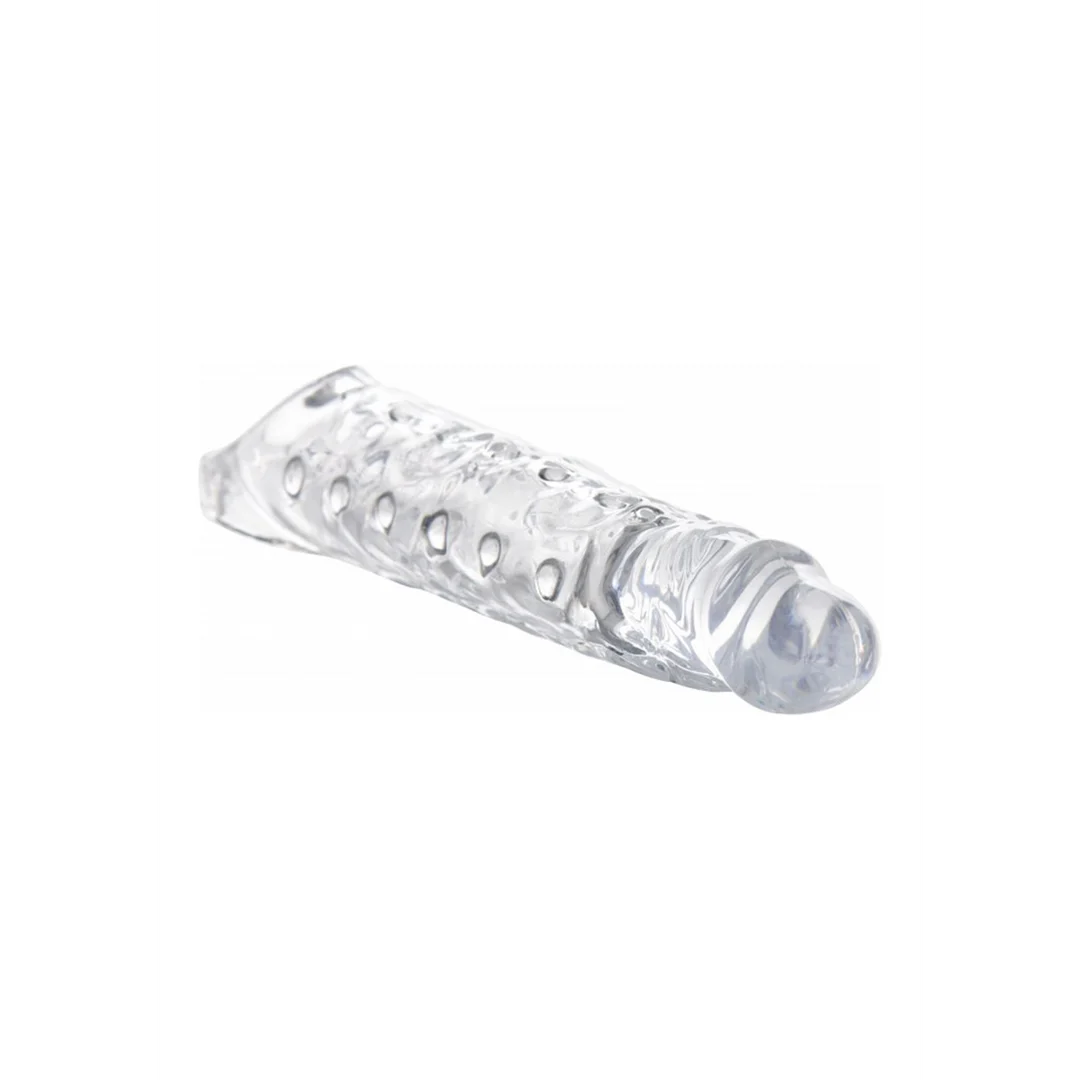 Transparente Penis Sleeve mit Noppen innen – Bild 3
