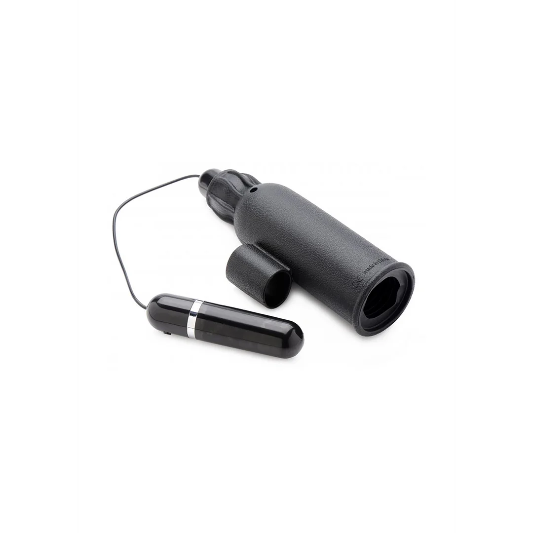 Pocket Masturbator mit vibrierendem Bullet – Lightning Stroke – Bild 4