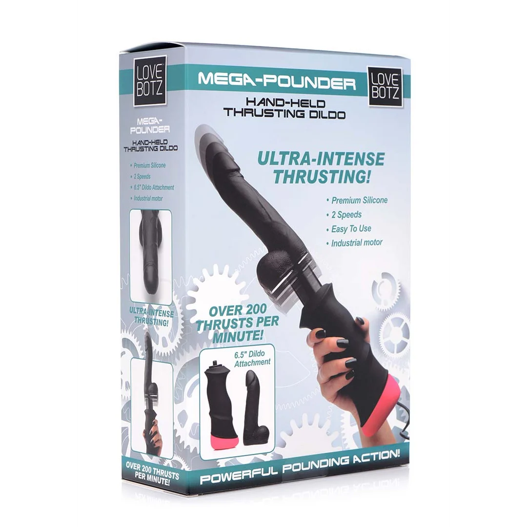 AF980-2 XR Brands Mega Pounder handgeführter Stoßdildo – Bild 1