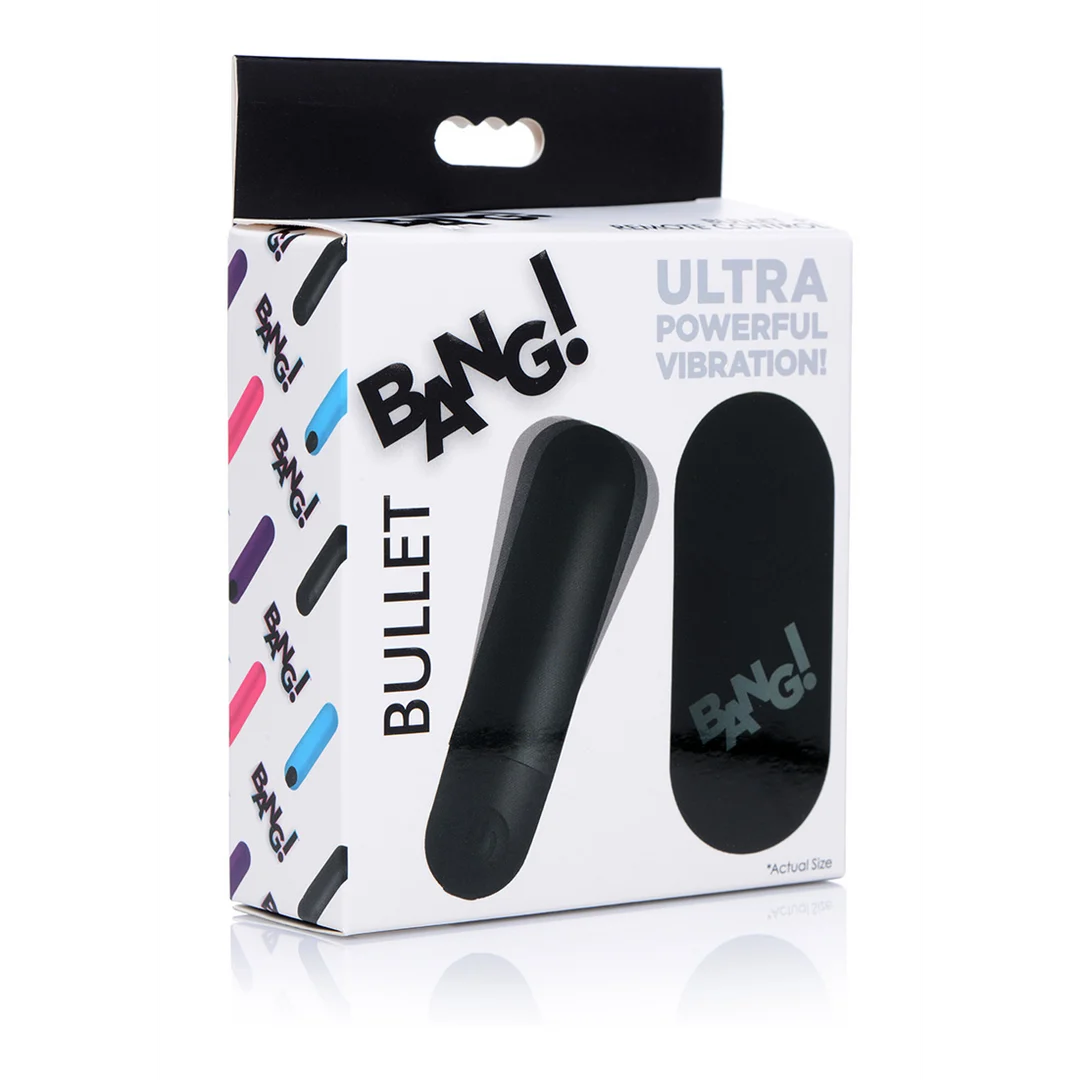 AG366-BLACK-2 XR Brands Bullet Vibrator mit Fernbedienung – Bild 1