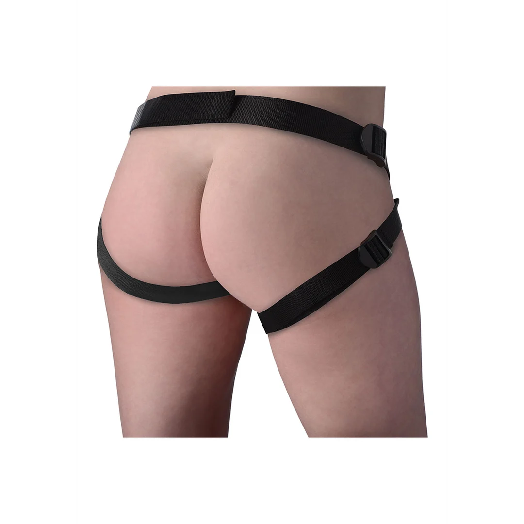 Seducer Silikondildo mit Harness, 7 / 18 cm – Bild 3