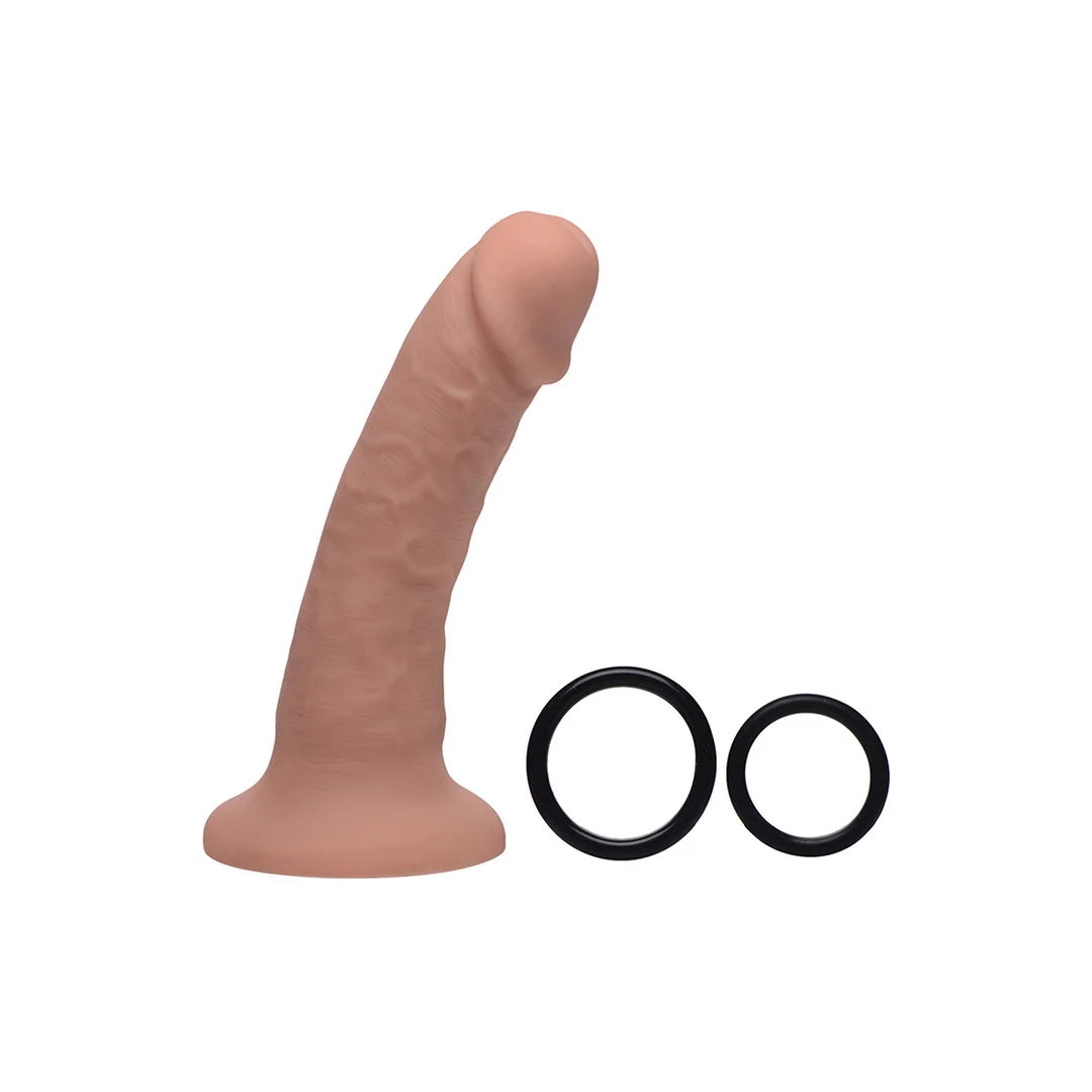 Seducer Silikondildo mit Harness, 7 / 18 cm – Bild 4